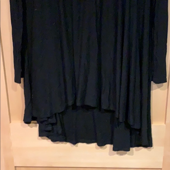 Flowy Black Jersey Dress - Picture 3 of 3